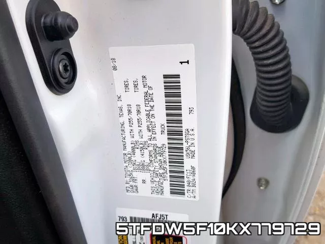 5TFDW5F10KX779729 фото 2