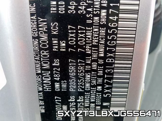 5XYZT3LBXJG556471 фото 2
