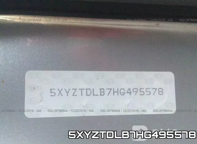 5XYZTDLB7HG495578 фото 10