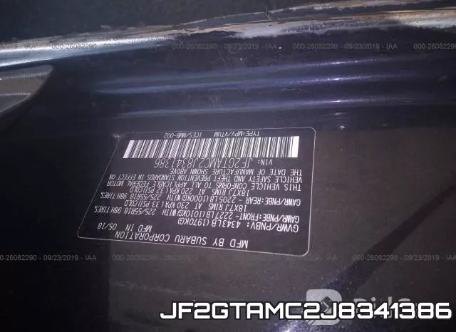 JF2GTAMC2J8341386 фото 10