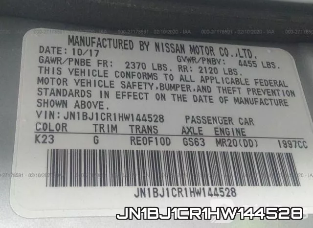 JN1BJ1CR1HW144528 фото 10