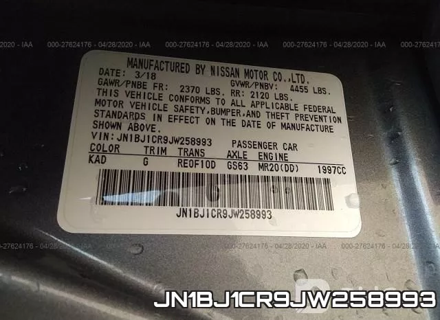 JN1BJ1CR9JW258993 фото 10