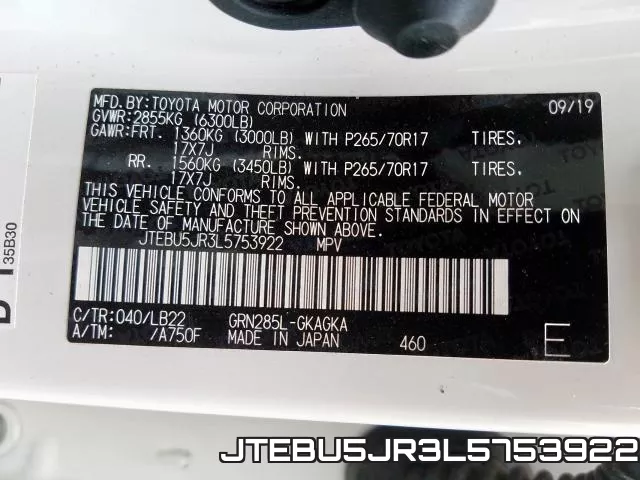 JTEBU5JR3L5753922 фото 2