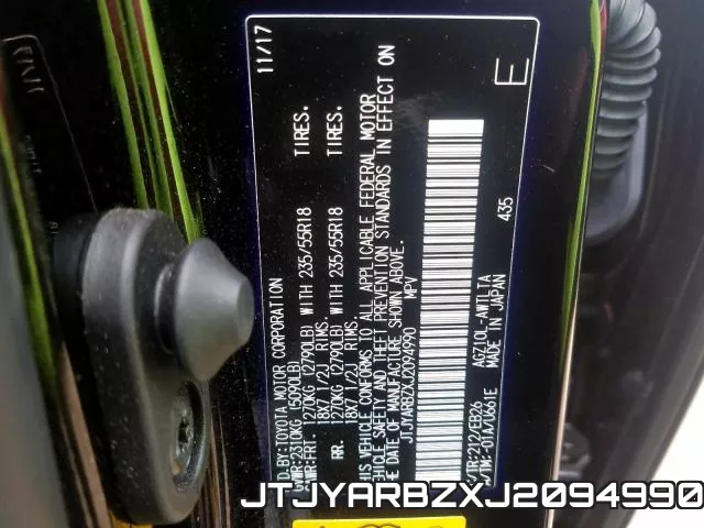 JTJYARBZXJ2094990 фото 2