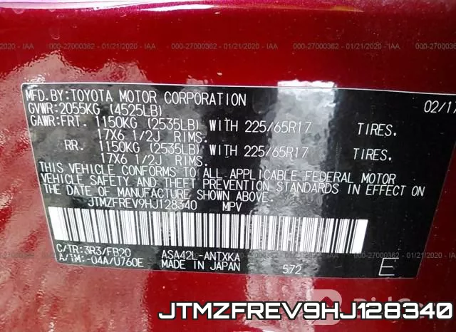 JTMZFREV9HJ128340 фото 10