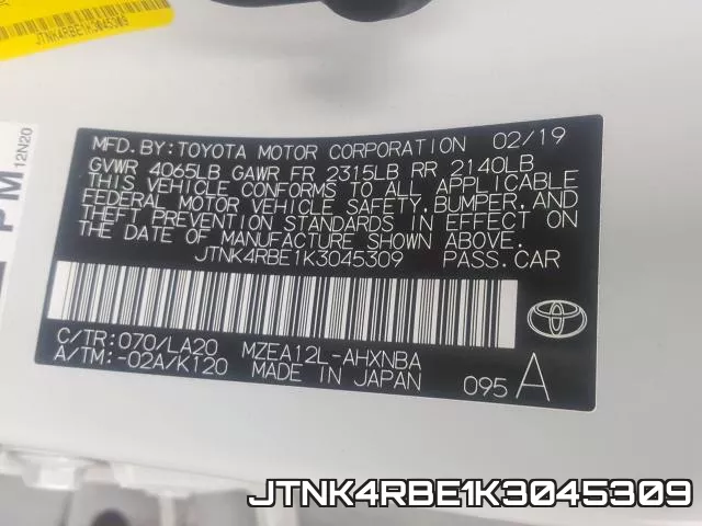 JTNK4RBE1K3045309 фото 2