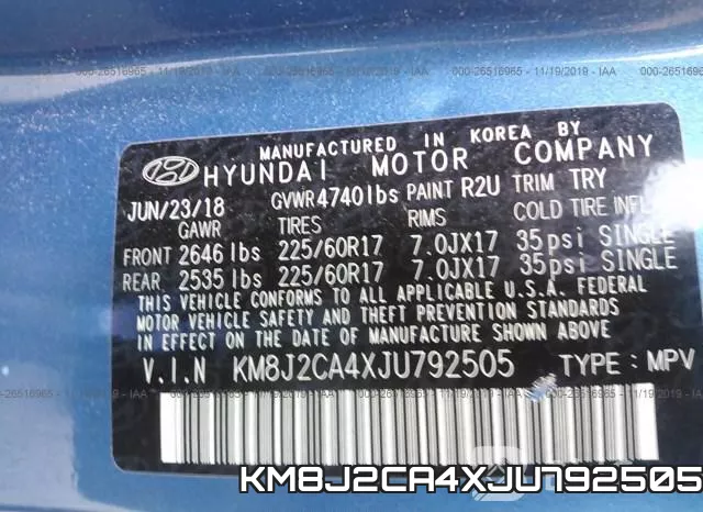 KM8J2CA4XJU792505 фото 10