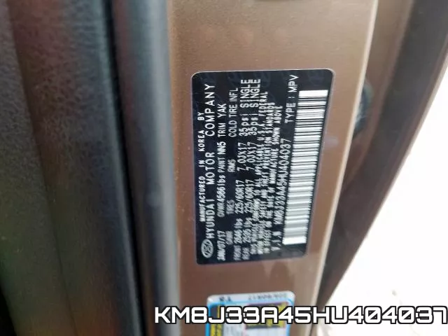 KM8J33A45HU404037 фото 2