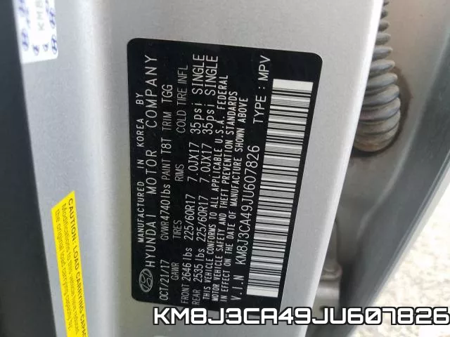 KM8J3CA49JU607826 фото 2