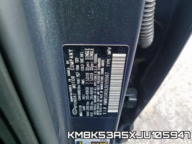 KM8K53A5XJU105947 фото 2