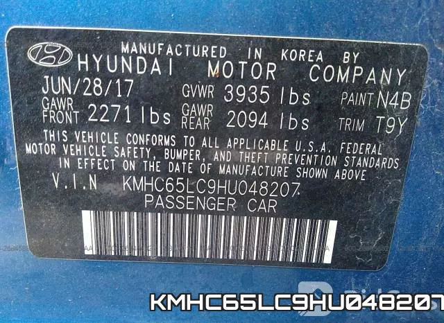 KMHC65LC9HU048207 фото 10