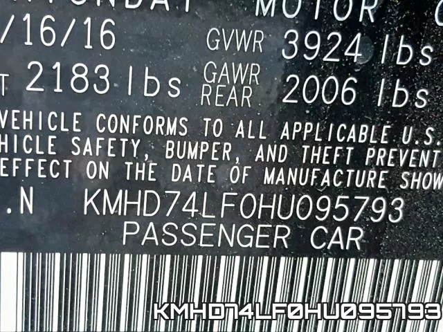 KMHD74LF0HU095793 фото 2