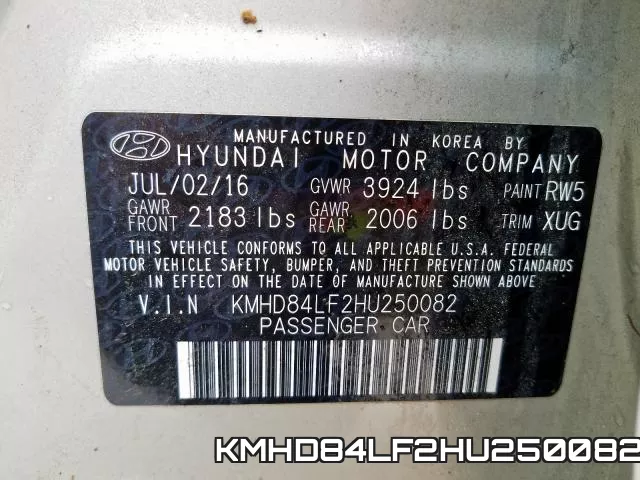 KMHD84LF2HU250082 фото 2