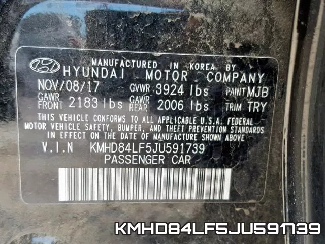 KMHD84LF5JU591739 фото 2