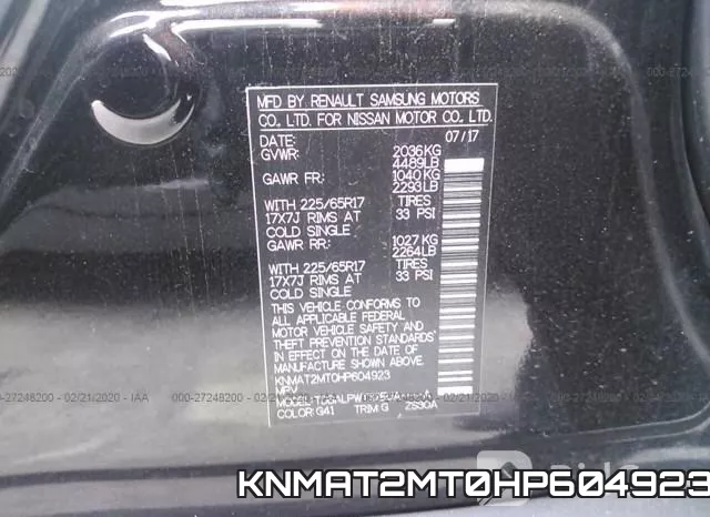 KNMAT2MT0HP604923 фото 10