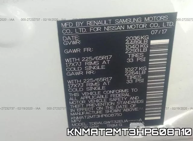KNMAT2MT3HP608710 фото 10