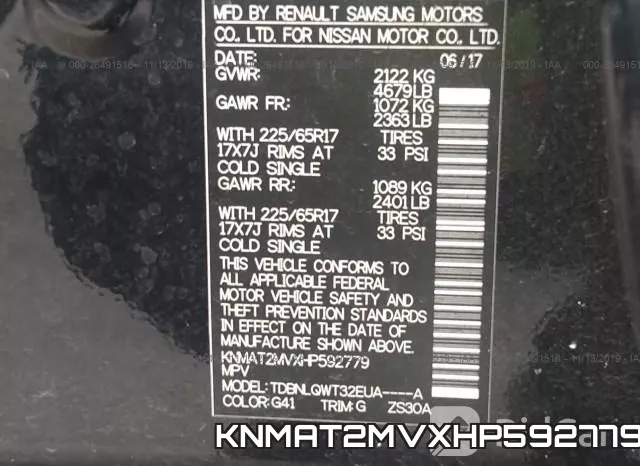 KNMAT2MVXHP592779 фото 10
