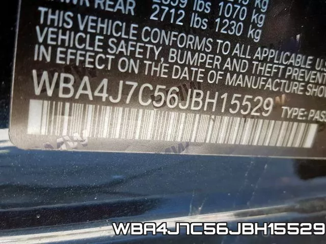 WBA4J7C56JBH15529 фото 2