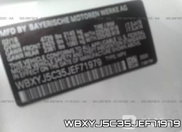 WBXYJ5C35JEF71979 фото 10