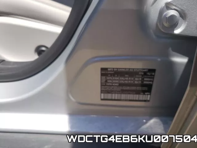 WDCTG4EB6KU007504 фото 2
