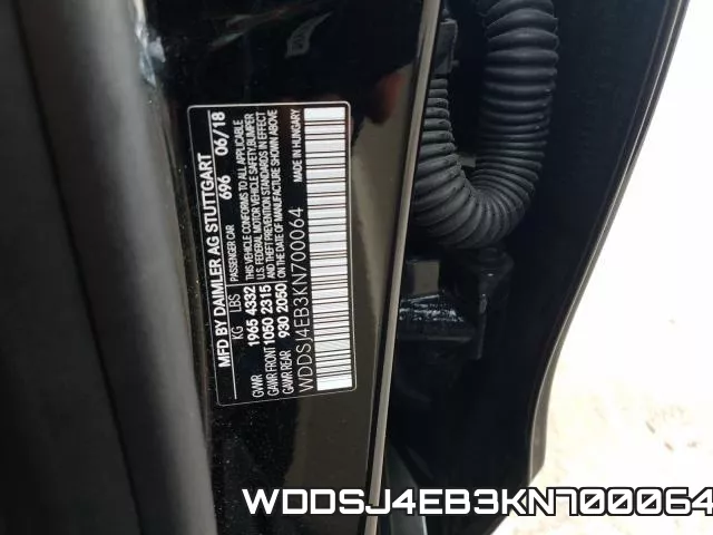 WDDSJ4EB3KN700064 фото 2