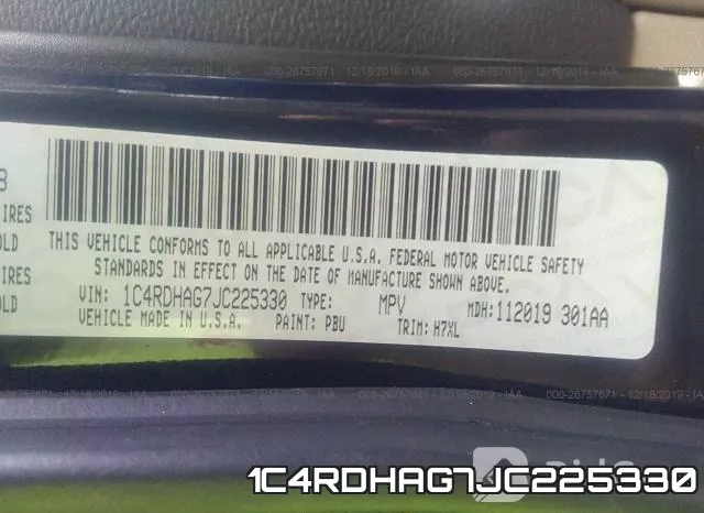 1C4RDHAG7JC225330 фото 10