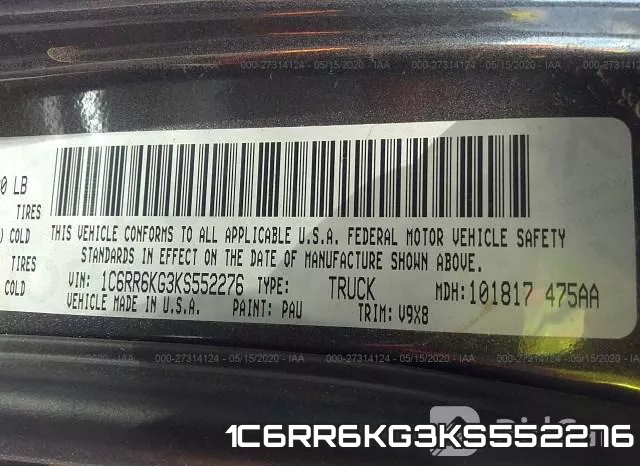 1C6RR6KG3KS552276 фото 10