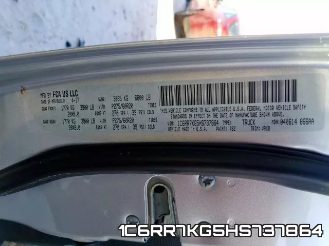1C6RR7KG5HS737864 фото 2