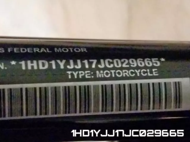 1HD1YJJ17JC029665 фото 2