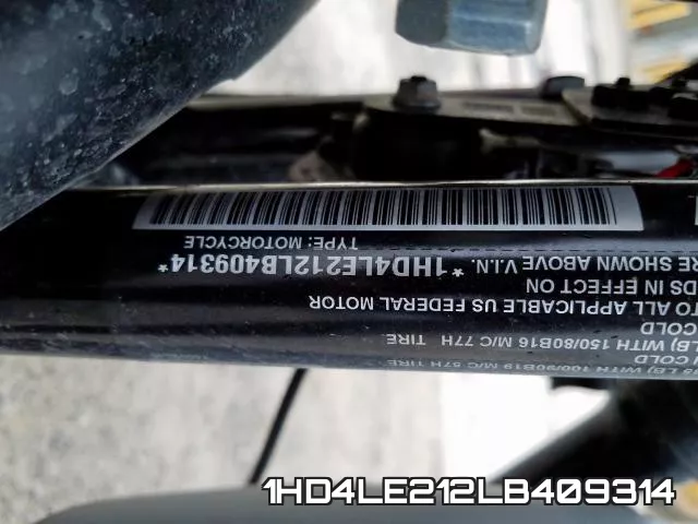 1HD4LE212LB409314 фото 2