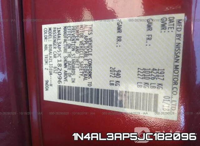 1N4AL3AP5JC182096 фото 10