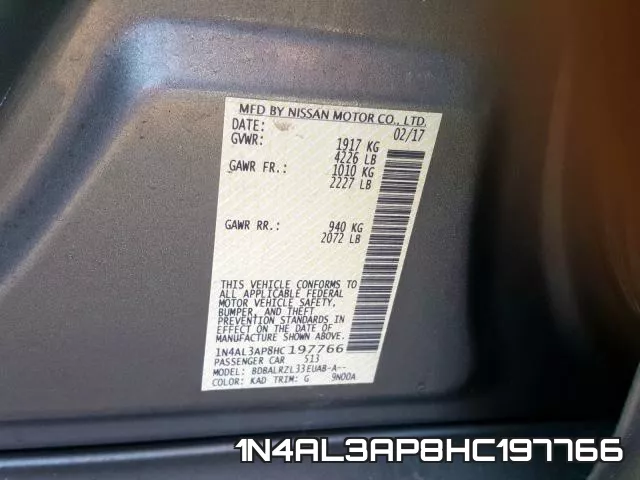 1N4AL3AP8HC197766 фото 2