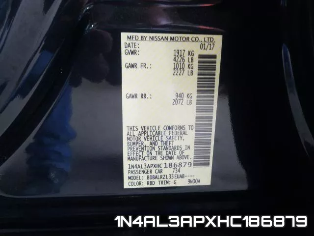 1N4AL3APXHC186879 фото 2