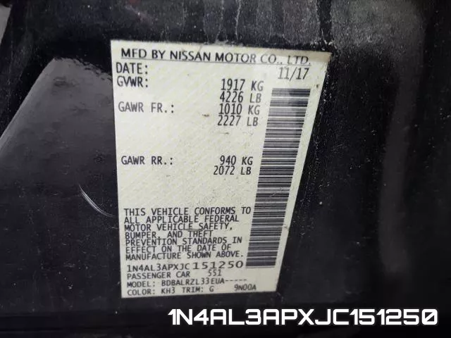 1N4AL3APXJC151250 фото 2