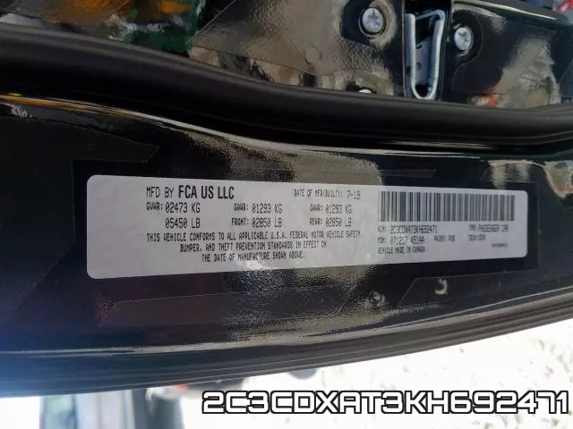 2C3CDXAT3KH692471 фото 2