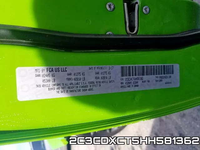 2C3CDXCT5HH581362 фото 2