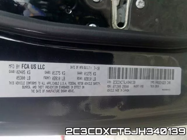 2C3CDXCT6JH340139 фото 2