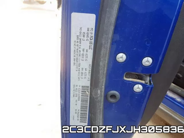 2C3CDZFJXJH305836 фото 2