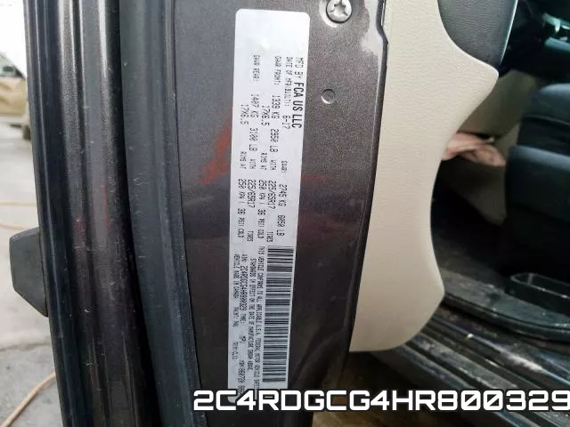 2C4RDGCG4HR800329 фото 2