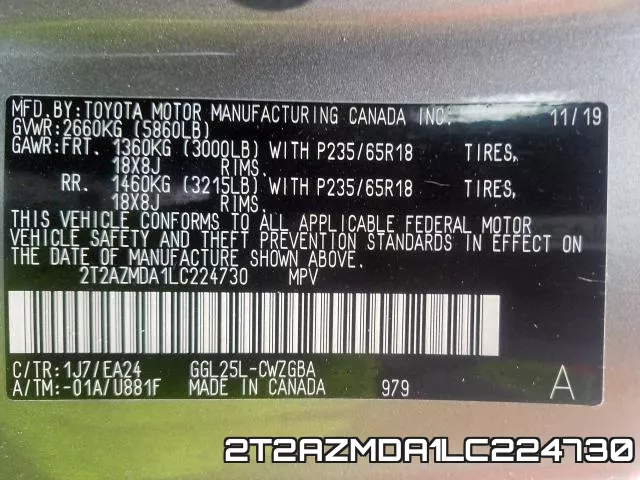 2T2AZMDA1LC224730 фото 2