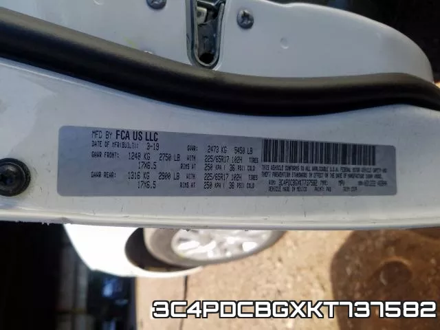 3C4PDCBGXKT737582 фото 2