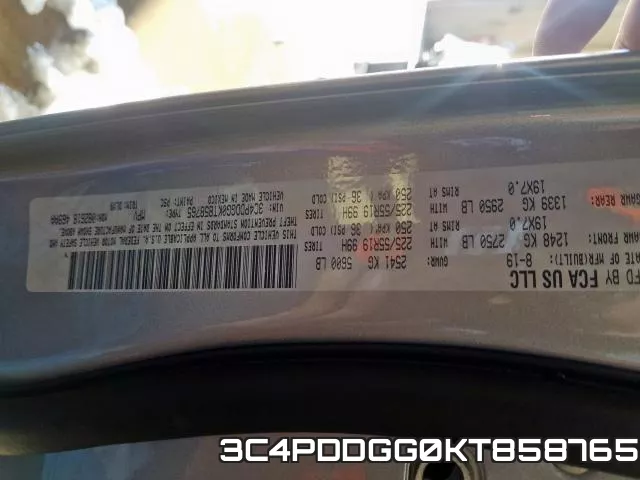 3C4PDDGG0KT858765 фото 2