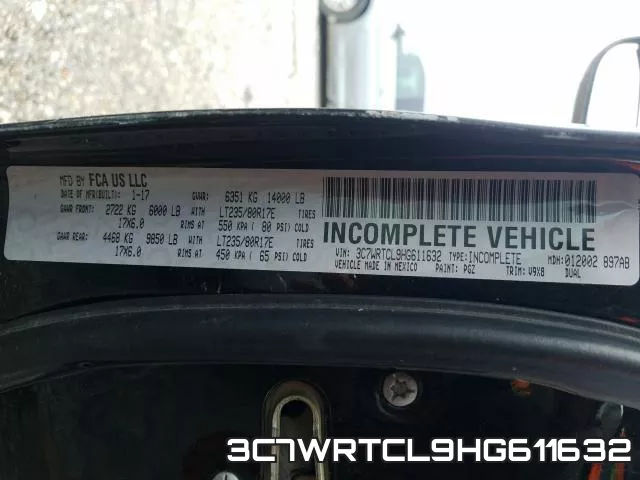 3C7WRTCL9HG611632 фото 2