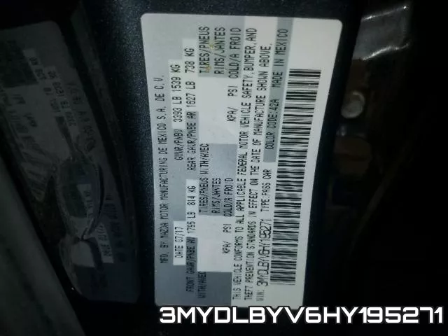 3MYDLBYV6HY195271 фото 2