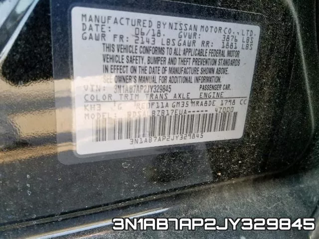 3N1AB7AP2JY329845 фото 2