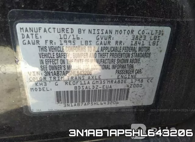 3N1AB7AP5HL643206 фото 10