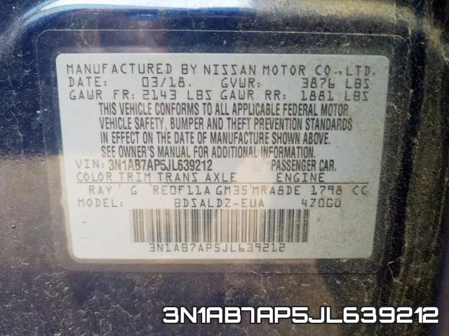 3N1AB7AP5JL639212 фото 2