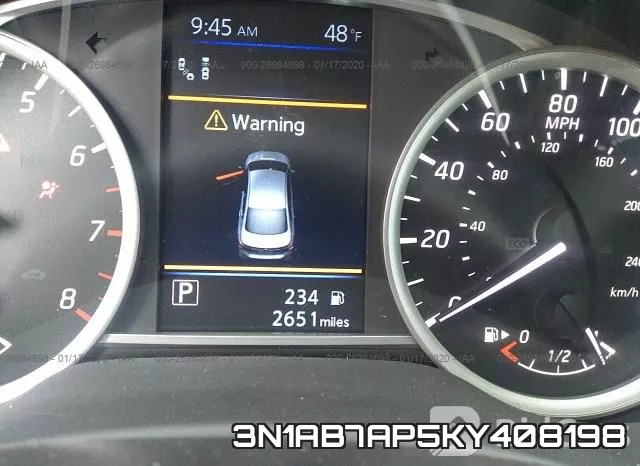 3N1AB7AP5KY408198 фото 8