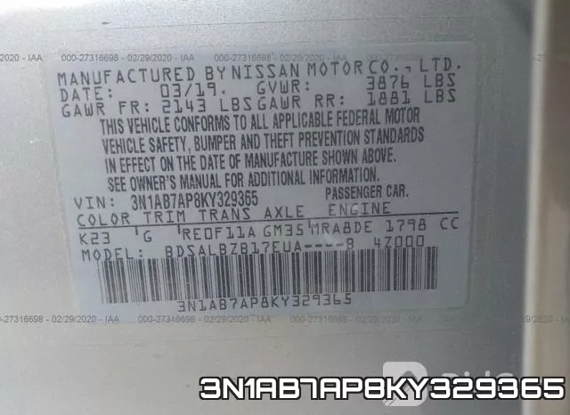 3N1AB7AP8KY329365 фото 10