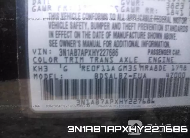 3N1AB7APXHY227686 фото 10